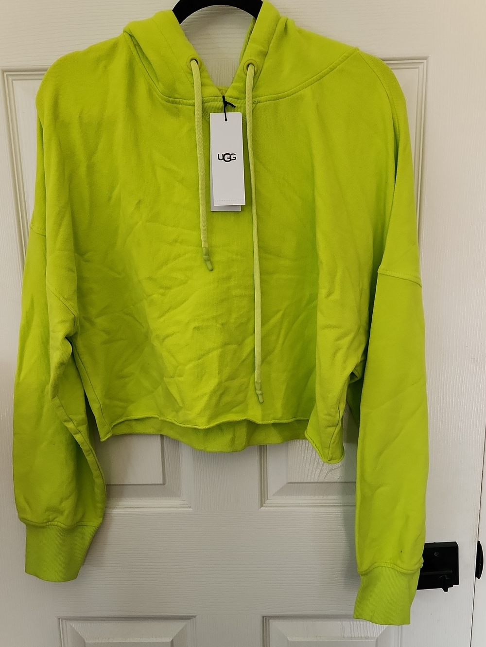 NWT UGG Cropped Sweater Neon Green